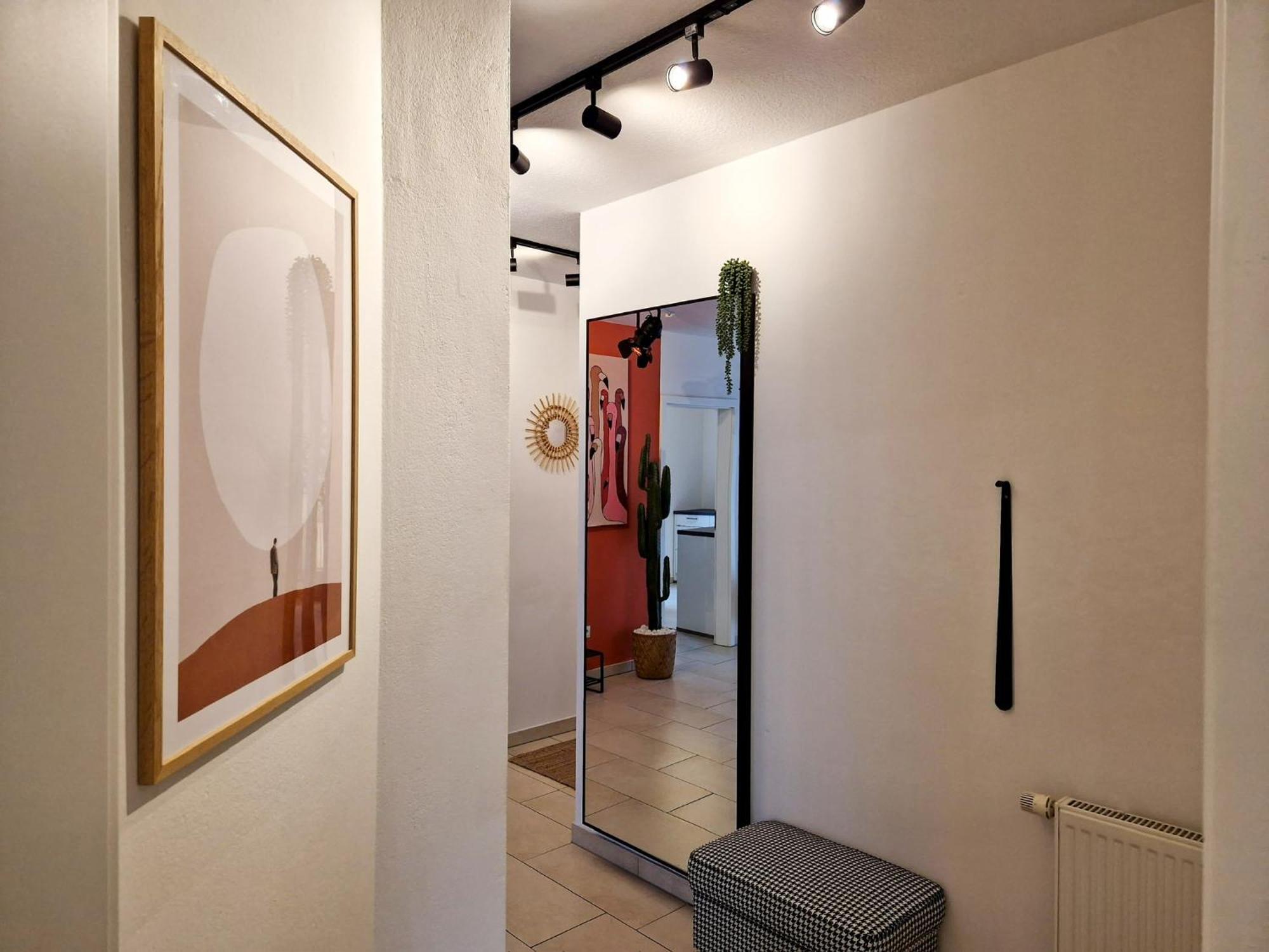 Cozy Apartment: Design Superior Zentral - Kueche - Balkon * Cloppenburg