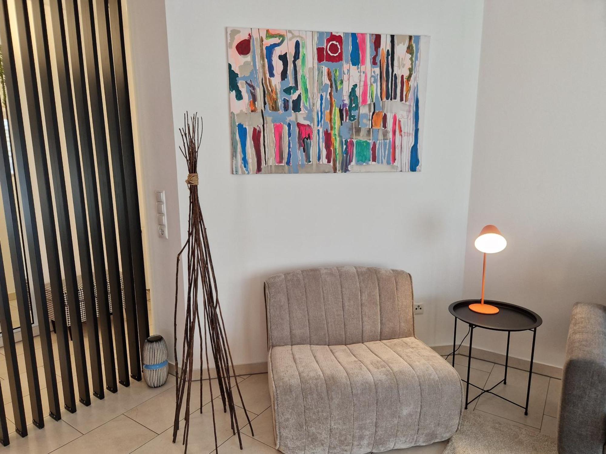 Cozy Apartment: Design Superior Zentral - Kueche - Balkon Cloppenburg
